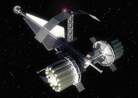 Human Outer Planets Exploration Callisto — американская концепция корабля для полёта людей в систему Юпитера (иллюстрация с сайта space.com).